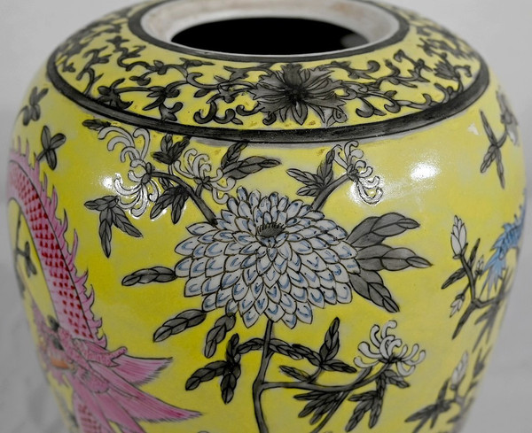 Vaso con Due Draghi, Porcellana Cinese, Dinastia Qing - XIX Secolo