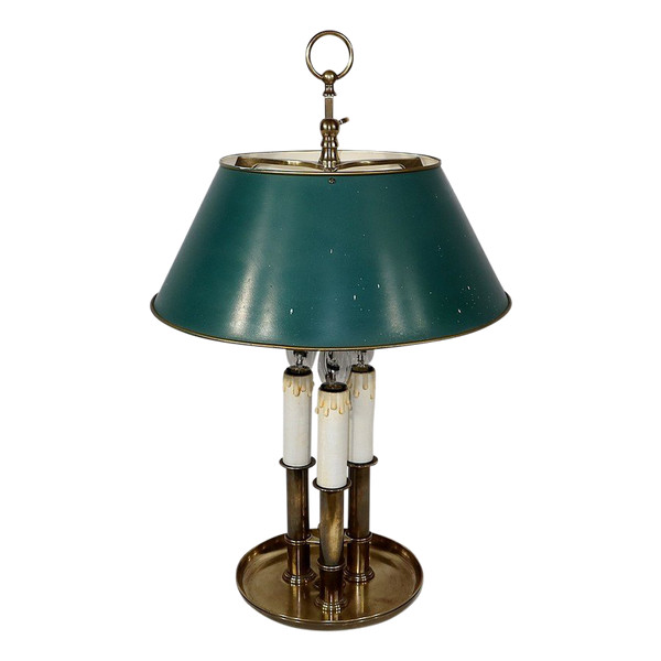 Bouillotte lamp in gilded bronze - Early 20th century