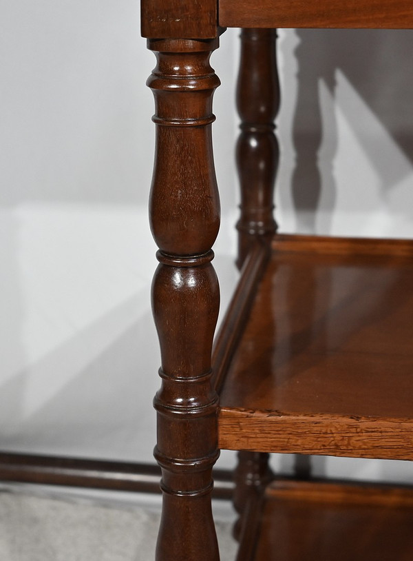 Small Serving Table in Cuban Mahogany, Restoration Period - Early 19th Century