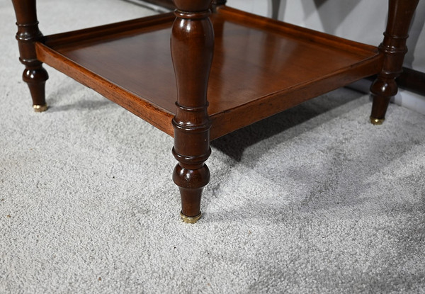 Small Serving Table in Cuban Mahogany, Restoration Period - Early 19th Century