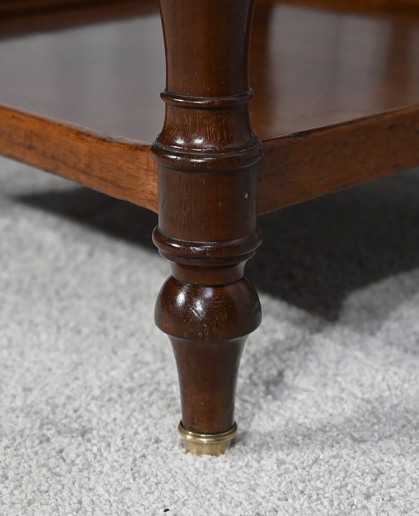 Small Serving Table in Cuban Mahogany, Restoration Period - Early 19th Century