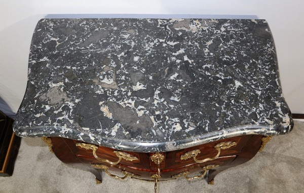 Tomba Piccola Comò in Legno Pregiato, transizione Luigi XIV / Luigi XV – XVIII secolo