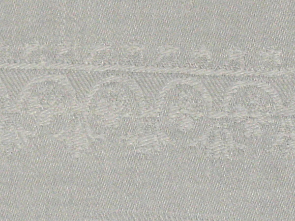 10 damask napkins decorated with garlands of roses initials YB early 20th century
