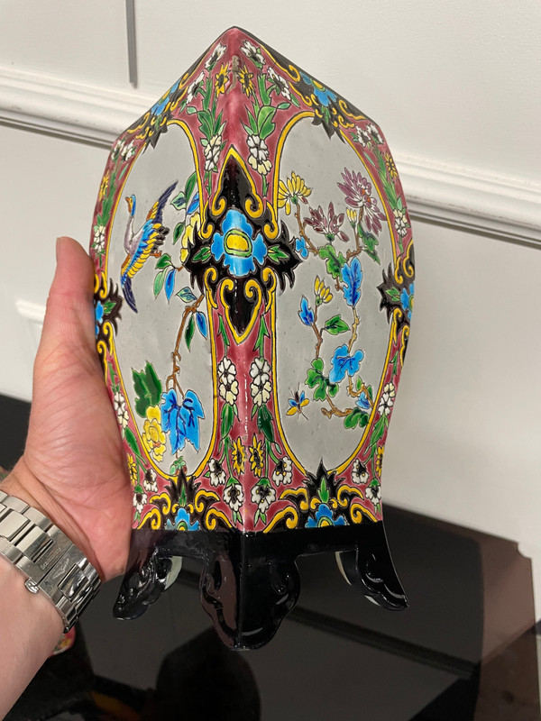 Bordeaux Vieillard - Pair Of Japanese Caranza Cloisonne Enamel Vases