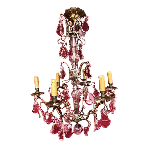 6-Light Crystal Chandelier