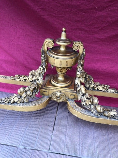 Imponente console in legno dorato del periodo di Napoleone III