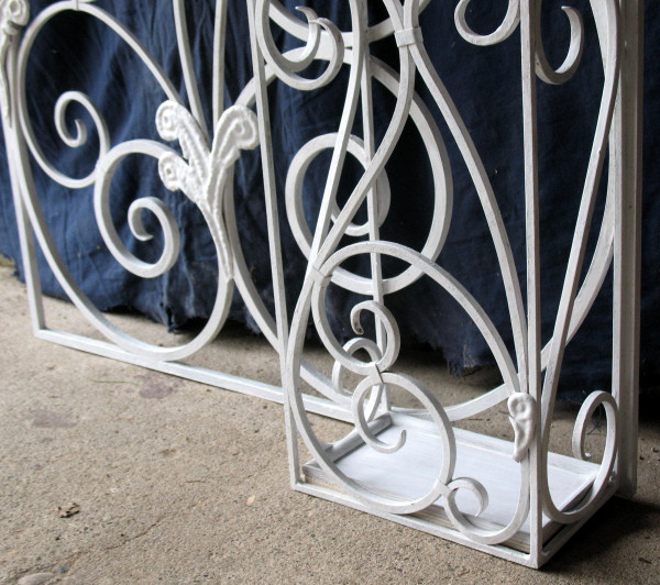 Vestiaire porte manteaux en fer forgé époque 20ème