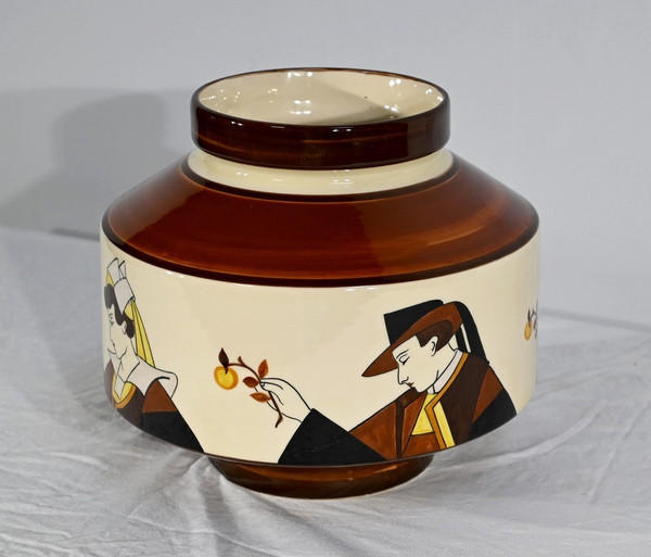 Cache Pot en Faïence, Maison de la Hubaudière-Bousquet – 1ère partie du XXe
