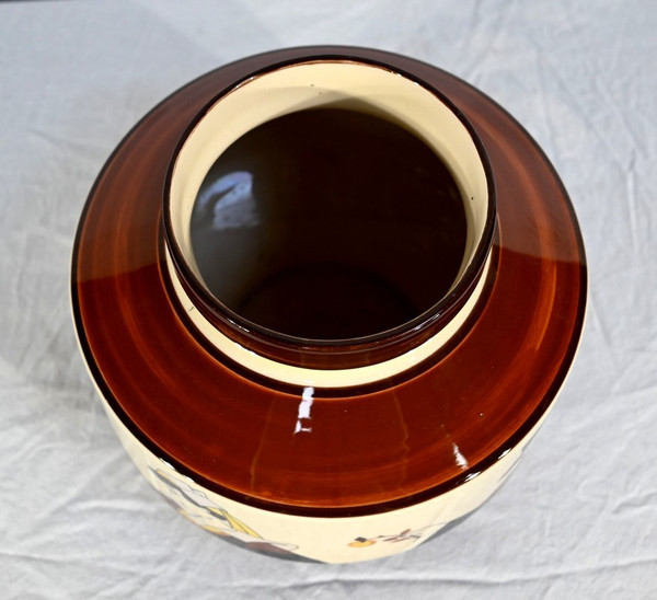 Cache Pot en Faïence, Maison de la Hubaudière-Bousquet – 1ère partie du XXe