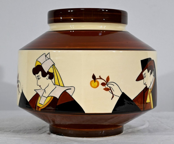 Cache Pot en Faïence, Maison de la Hubaudière-Bousquet – 1ère partie du XXe