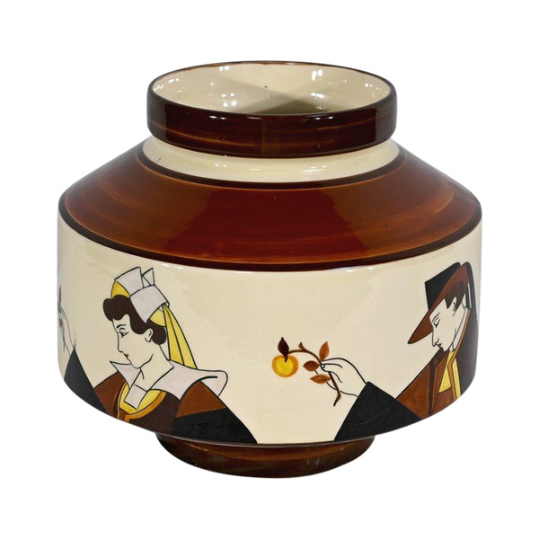 Cache Pot en Faïence, Maison de la Hubaudière-Bousquet – 1ère partie du XXe