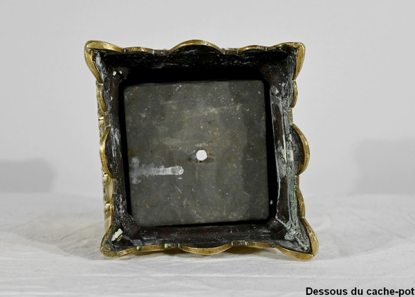 Cache Pot in Gilt Bronze - Late 19th Century