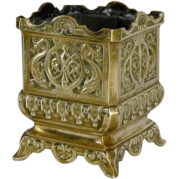 Cache Pot in Gilt Bronze - Late 19th Century