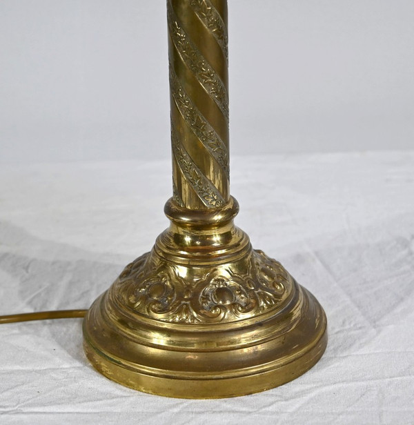 Lampe en Bronze Doré – Milieu XIXe