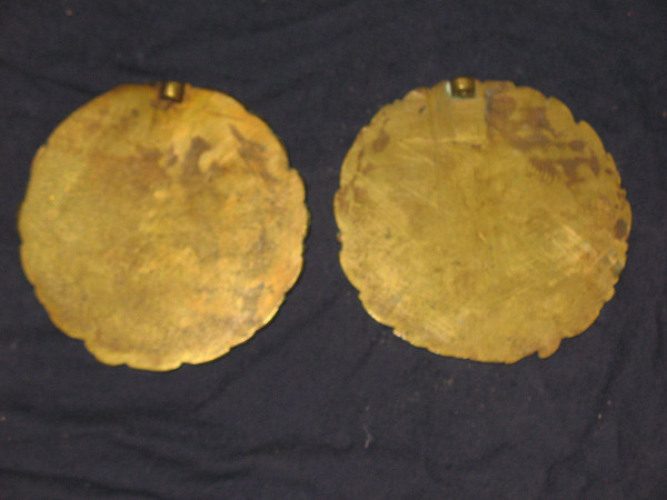 Paire de médaillons en bronze de style Louis XVI à l'effigie de Mozart et Beethoven époque 19ème