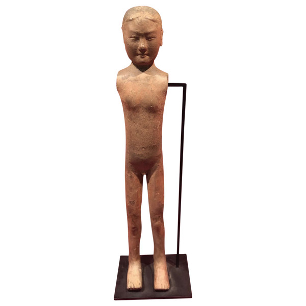 China Han period Statuette Stickman Terracotta