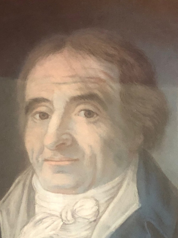 Eighteenth Quality Man Portrait Pastel Painting