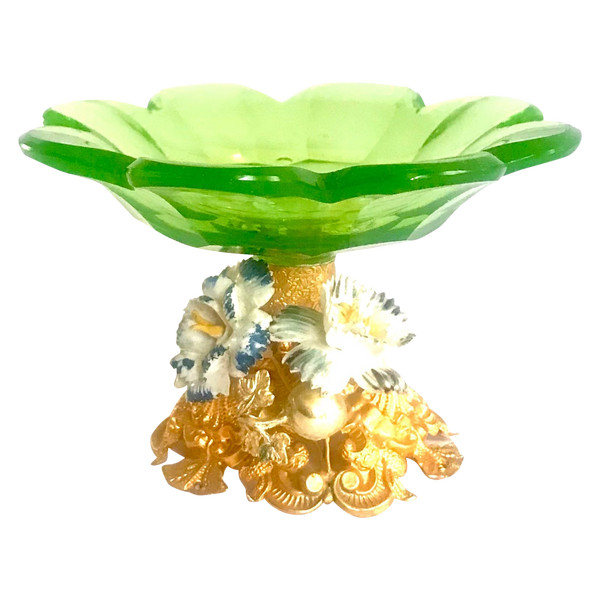 Small 19th century crystal ring sizer