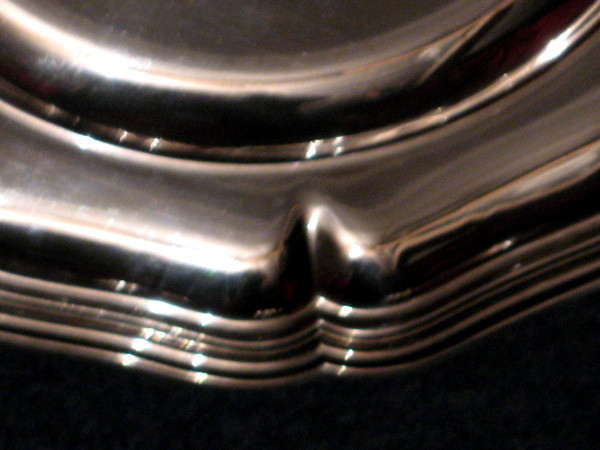 2 Louis XV style silver-plated dishes Apollo goldsmiths
