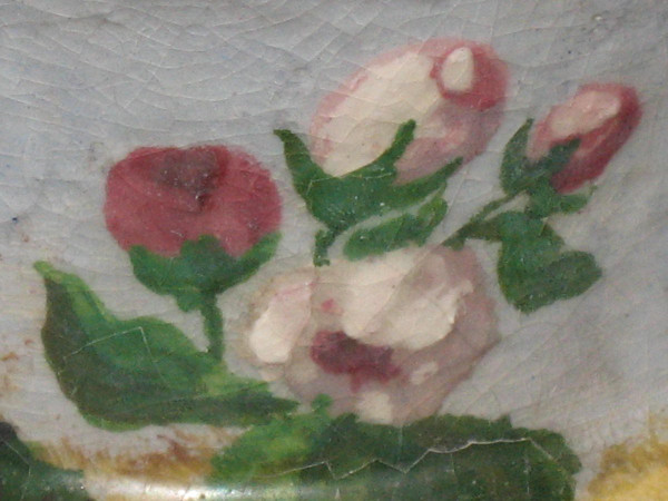 Impressionistische Steinzeugvase aus Montigny sur Loing Epoche 19.