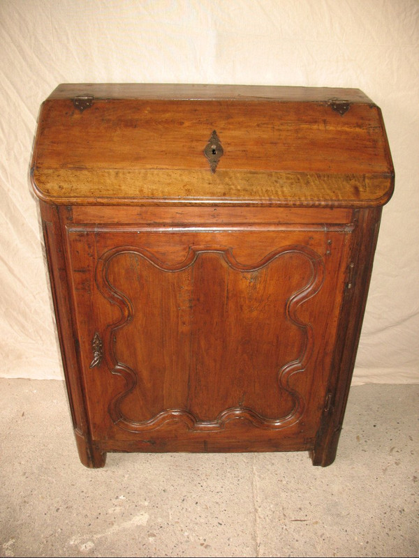 Scriban Eselsrücken oder Hang Schreibtisch Regency Epoche aus Obstbaumholz Herkunft Périgord 18.