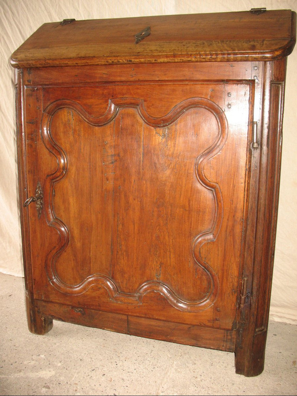 Scriban Eselsrücken oder Hang Schreibtisch Regency Epoche aus Obstbaumholz Herkunft Périgord 18.