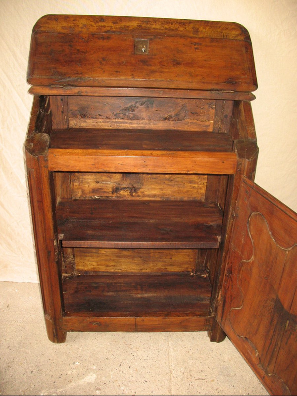 Scriban Eselsrücken oder Hang Schreibtisch Regency Epoche aus Obstbaumholz Herkunft Périgord 18.