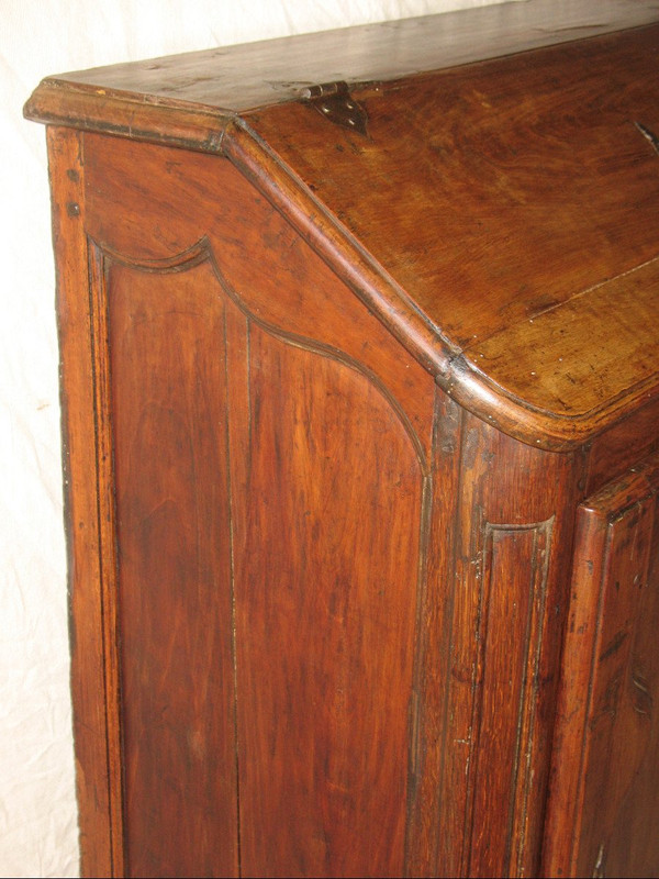Scriban Eselsrücken oder Hang Schreibtisch Regency Epoche aus Obstbaumholz Herkunft Périgord 18.