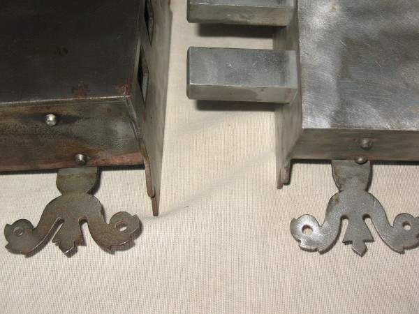 Large wrought iron castle lock