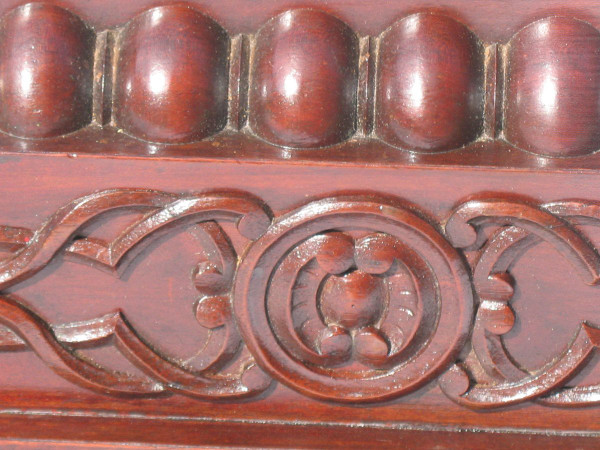 Console da parete in mogano d'epoca Napoleone III