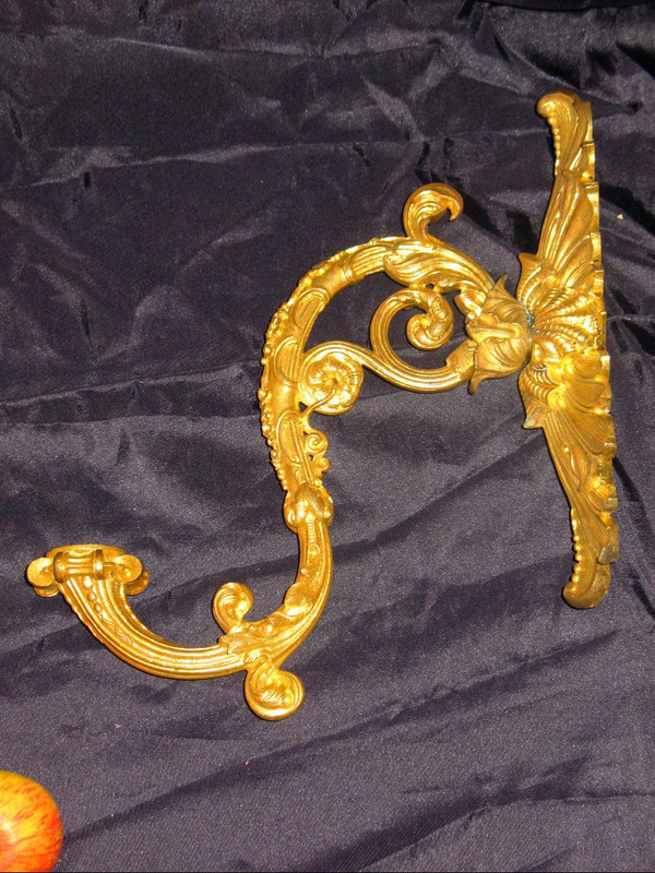 Suite of 4 gilt bronze sconces 1st Restoration Period 19th century