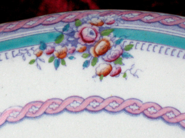 19th century English earthenware dessert service with Minton design