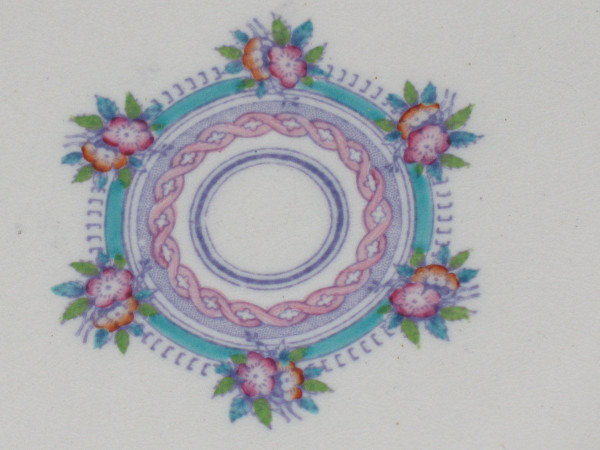 19th century English earthenware dessert service with Minton design