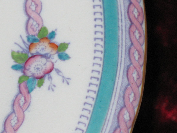 19th century English earthenware dessert service with Minton design