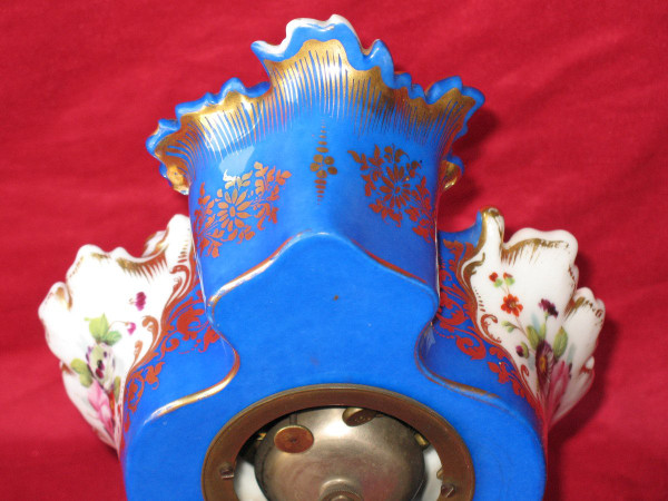Paris porcelain clock Jacob Petit 19th century