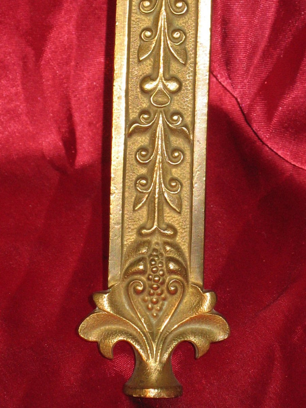 Croce processionale in bronzo, XIX secolo