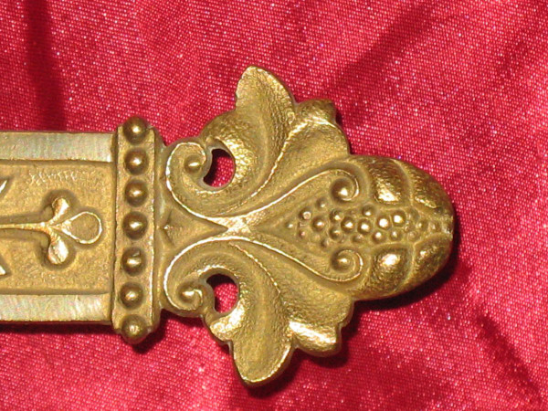 Croce processionale in bronzo, XIX secolo