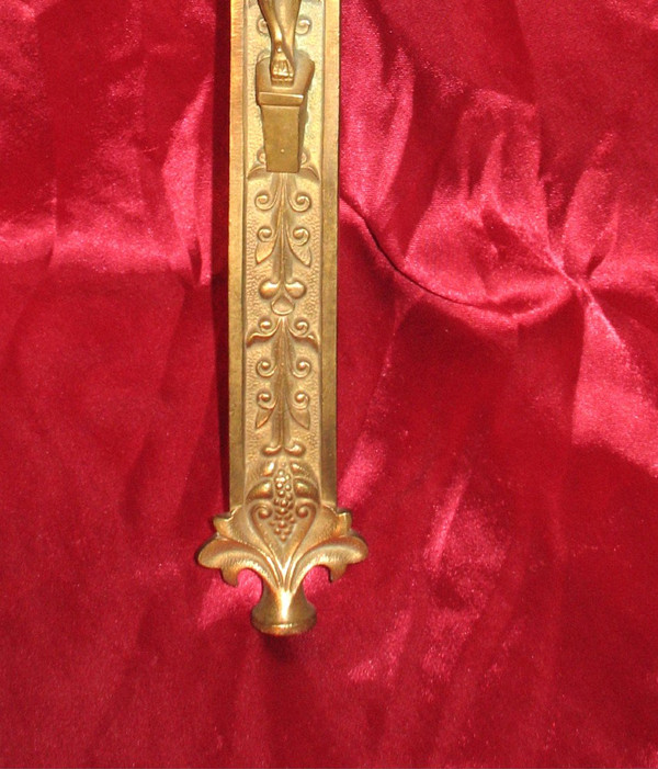 Croce processionale in bronzo, XIX secolo