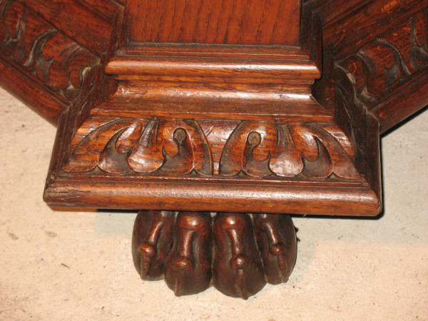 Carved glass dresser in Renaissance style from: Toulouse-Lautrec castle, 19th century