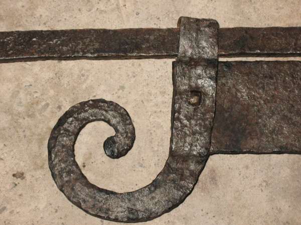 Crémaillère en fer forgé époque 18ème Origine Périgord