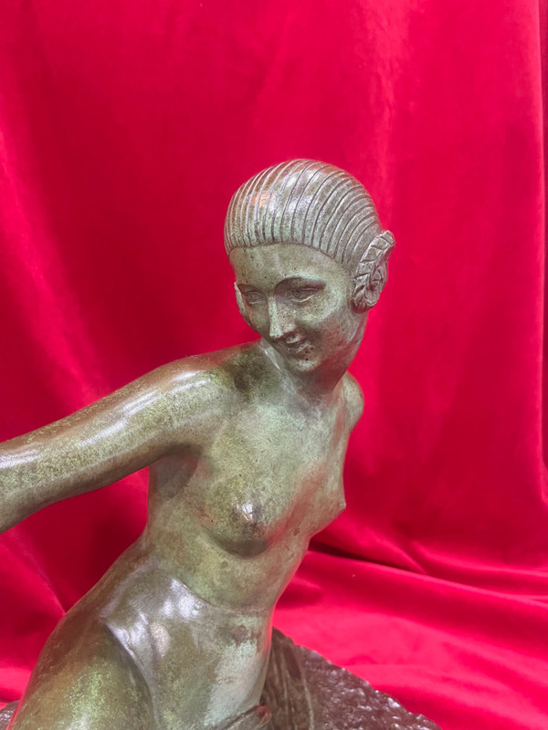 Sculpture Bronze Art déco 1930 Marcel BOURAINE 1886-1948
