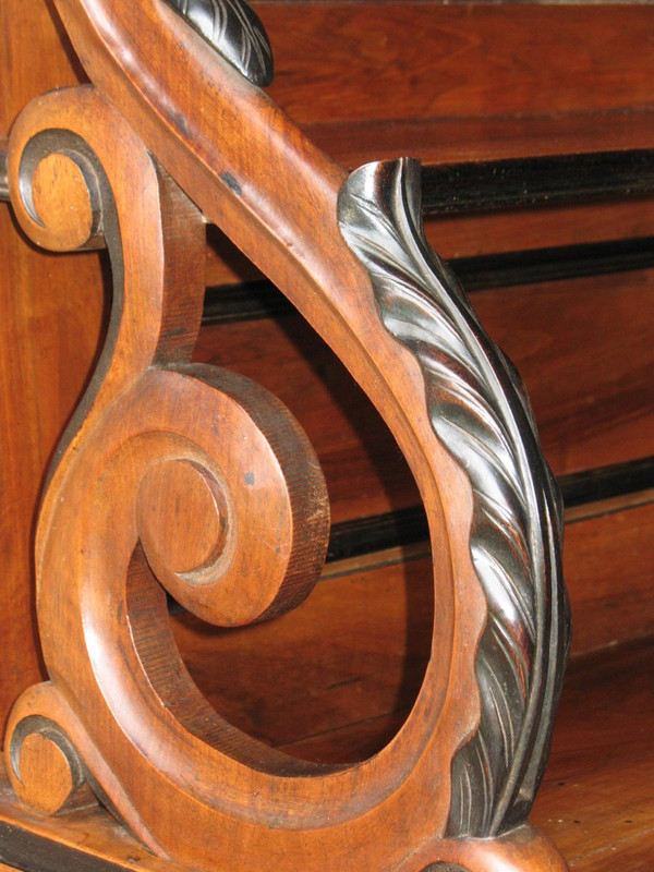 Buffet Saint Hubert 19th century in solid walnut