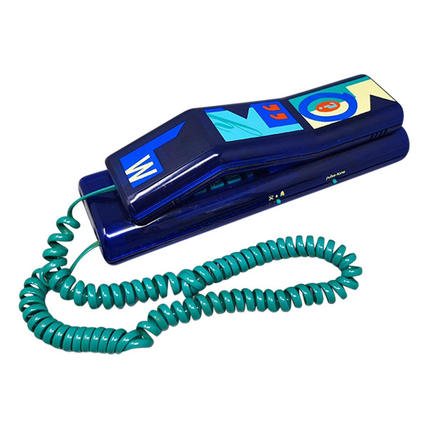 1980 Beautiful Swatch Twin Phone "Deluxe". Memphis style