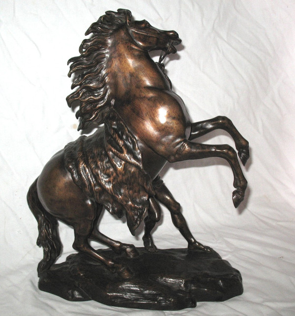 Cavallo di Marly in bronzo dopo G. Coustou XIX secolo