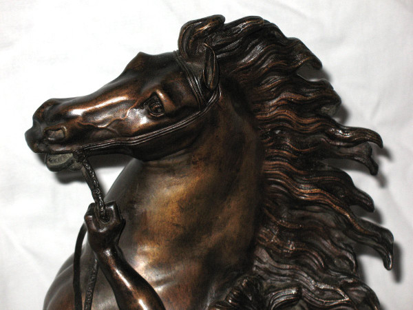 Cavallo di Marly in bronzo dopo G. Coustou XIX secolo