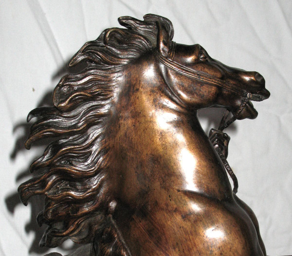Cavallo di Marly in bronzo dopo G. Coustou XIX secolo