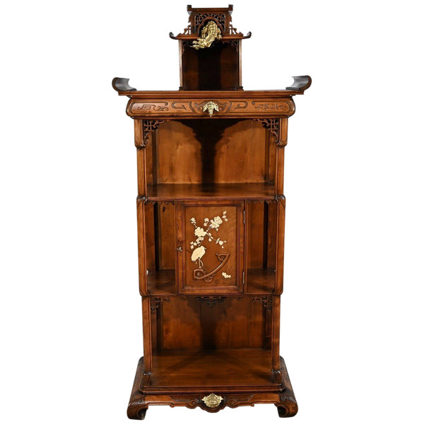 Small Asian cabinet, attributed to Viardot - 2nd half of the 19th century