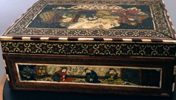 Coffret persan dynastie Qajar