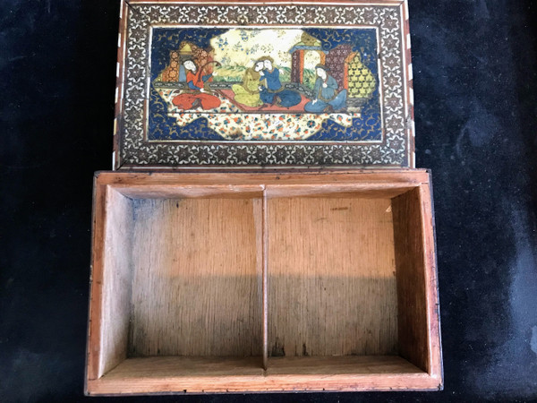 Coffret persan dynastie Qajar