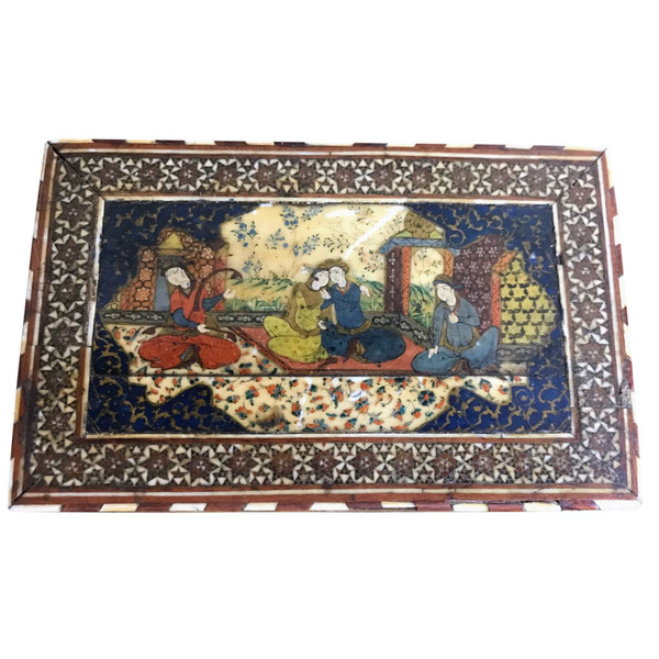 Coffret persan dynastie Qajar